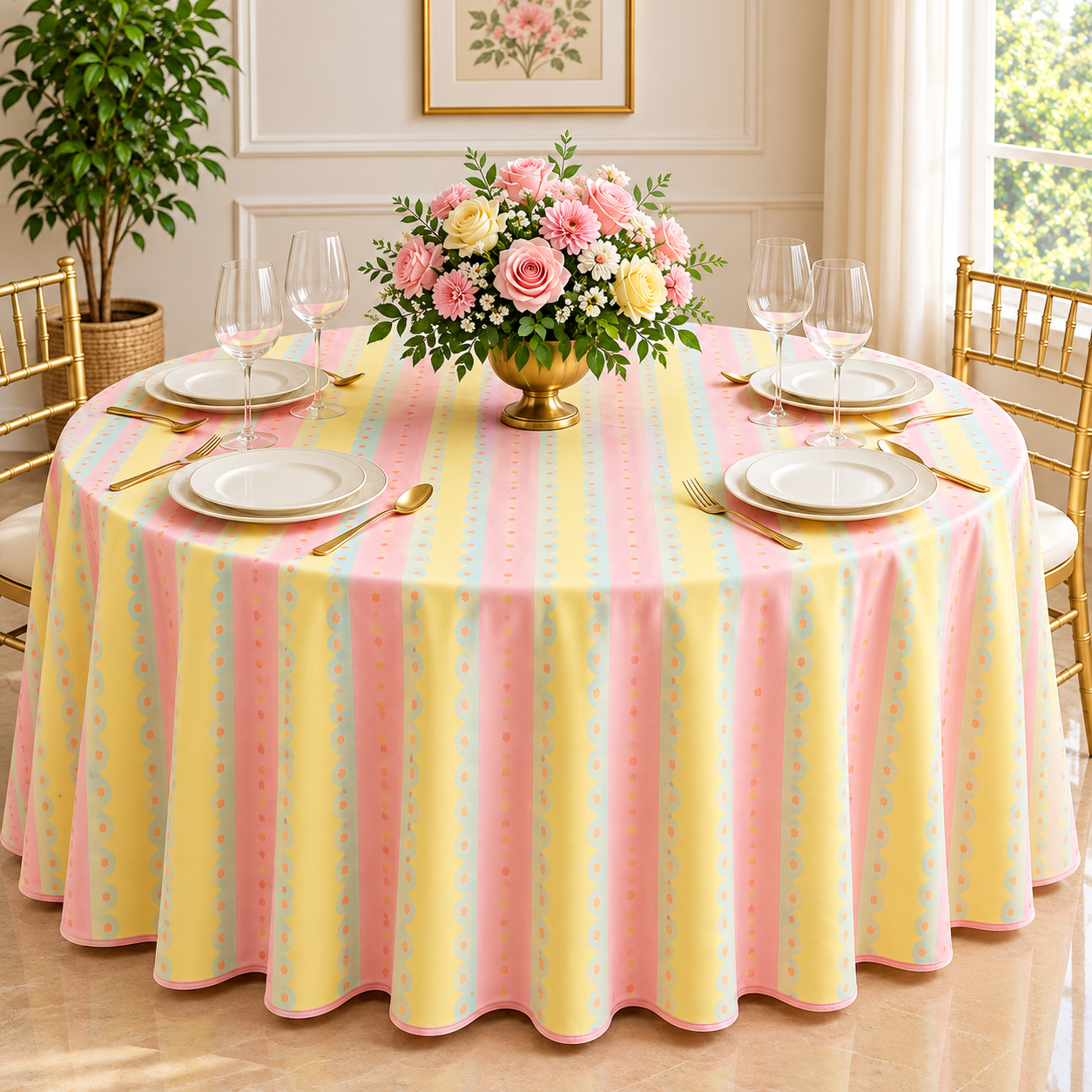 Round Table Cover