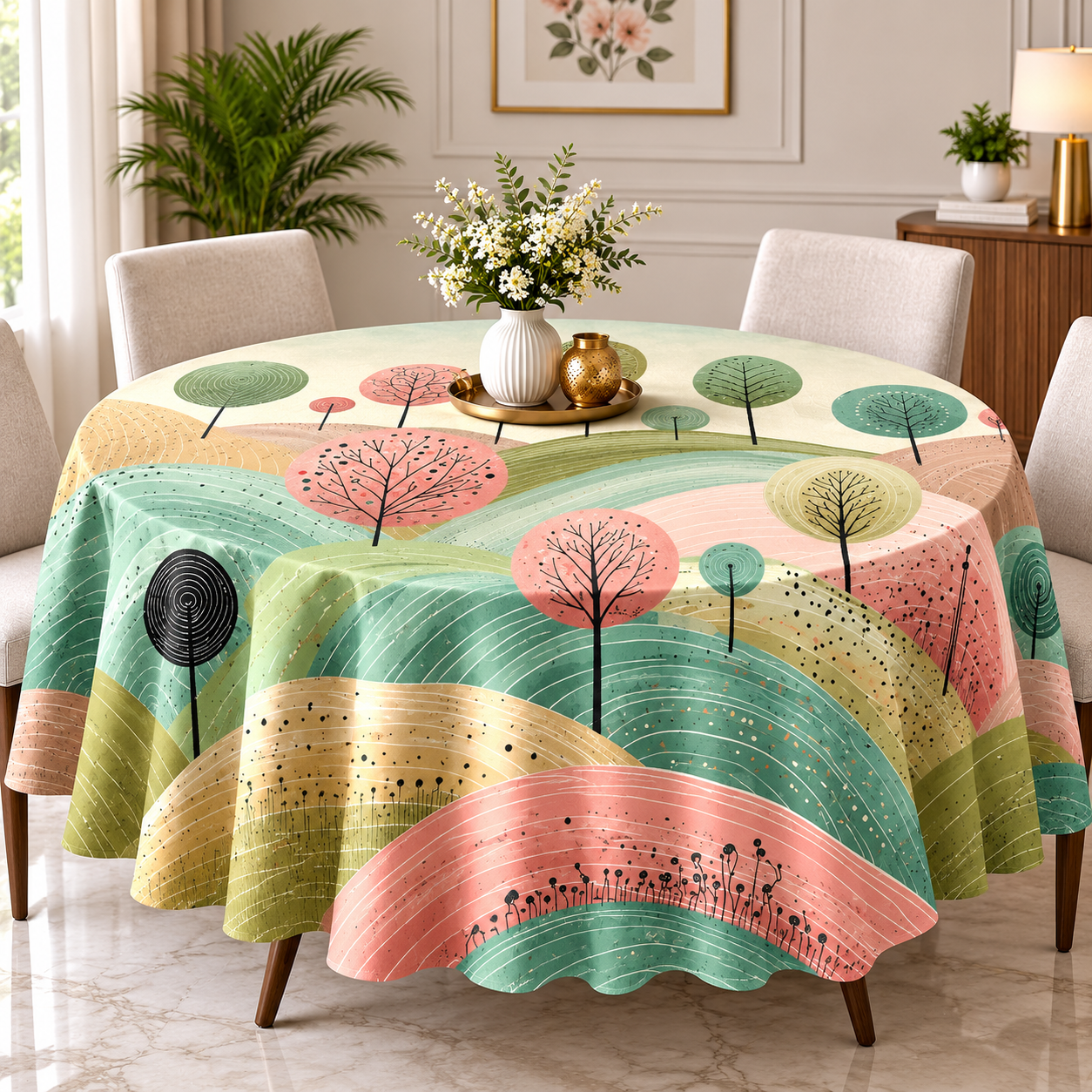 Round Table Cover
