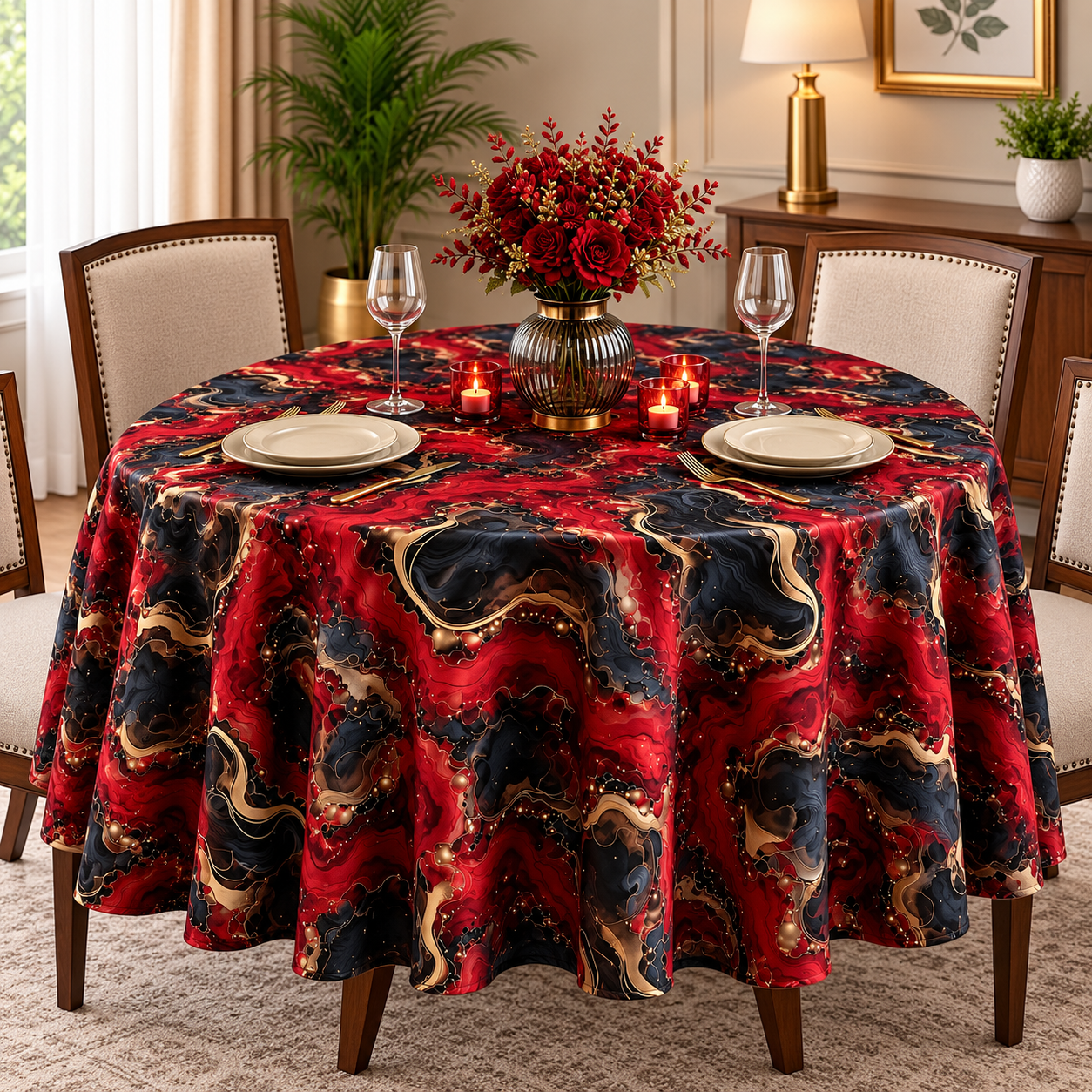 Round Table Cover