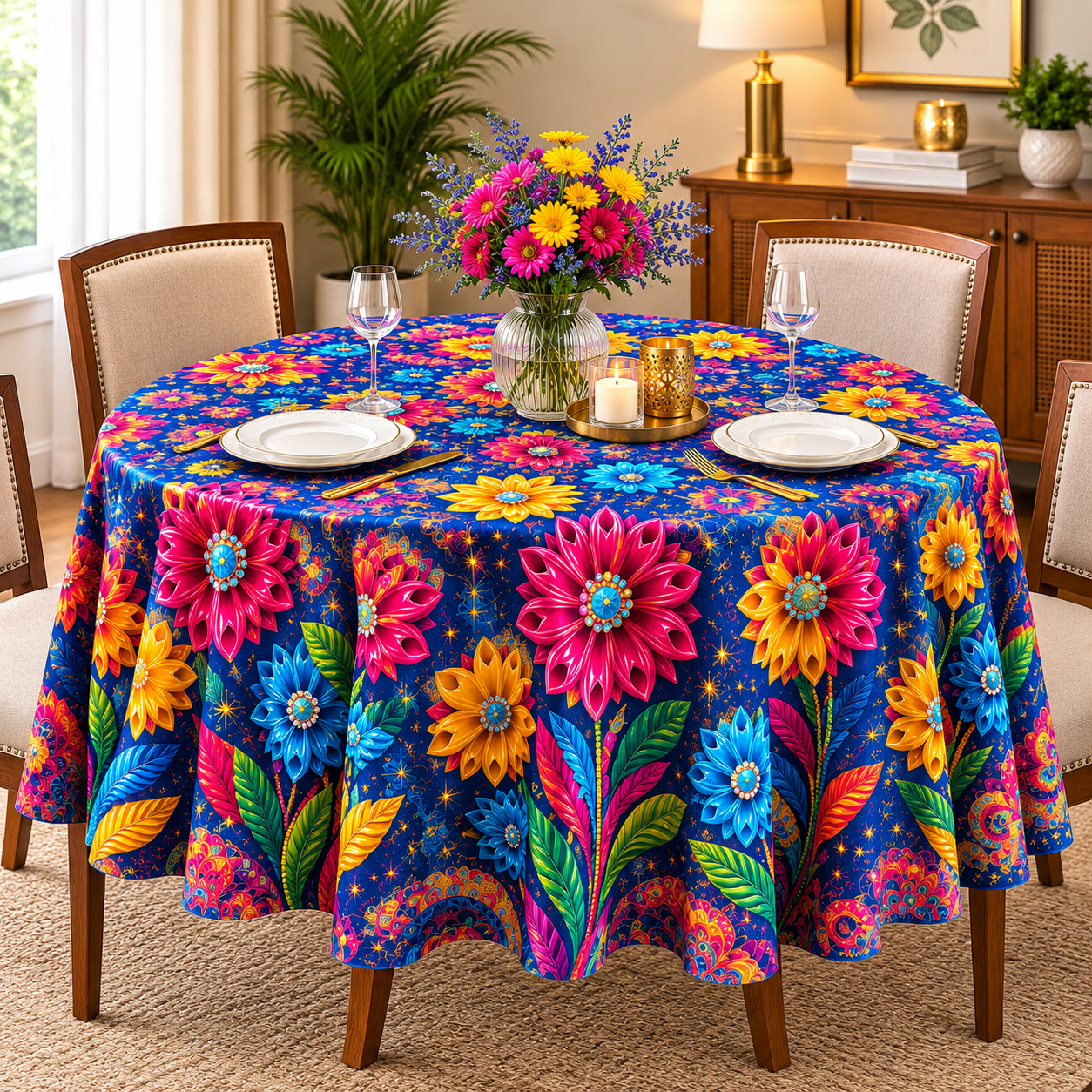 Round Table Cover