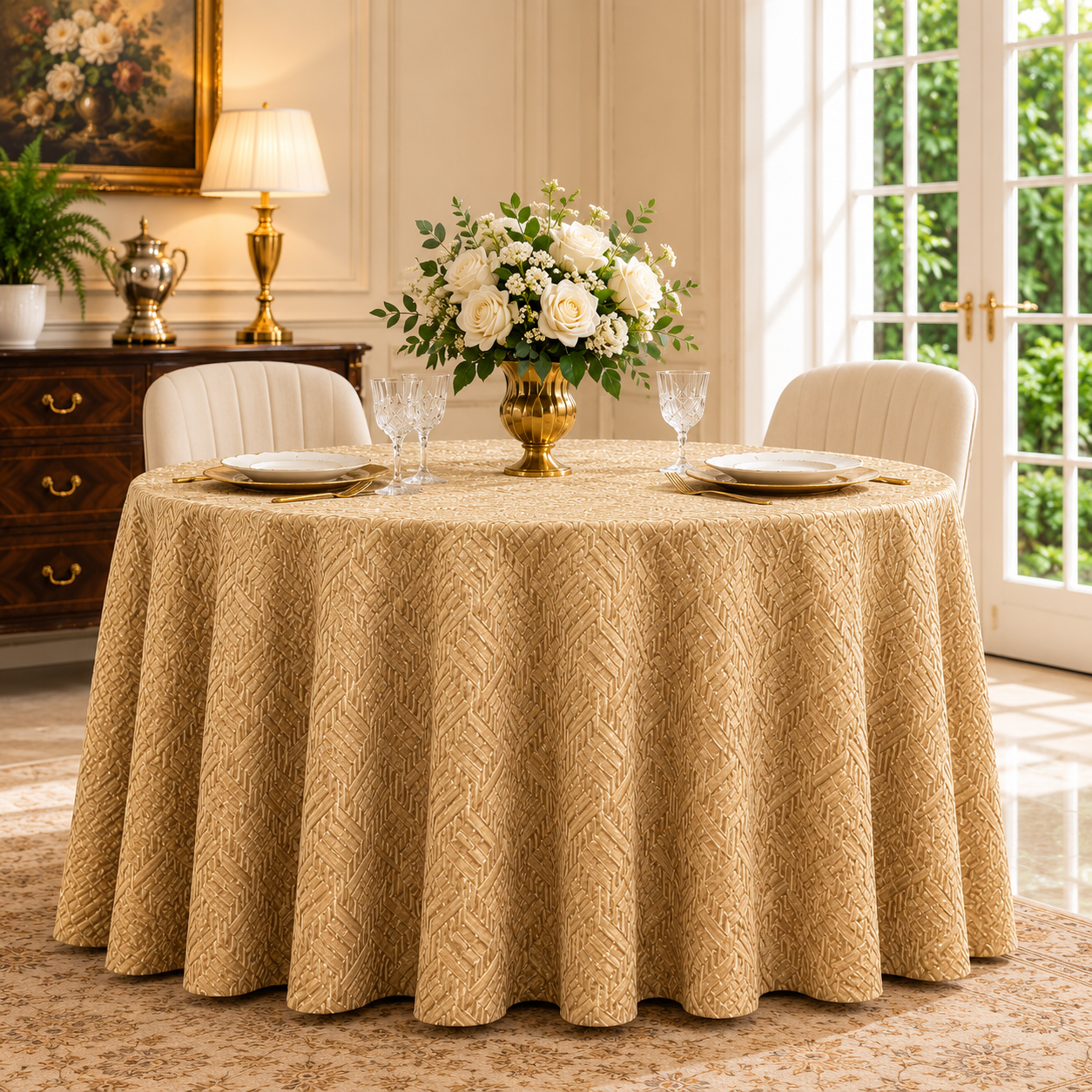 Round Table Cover