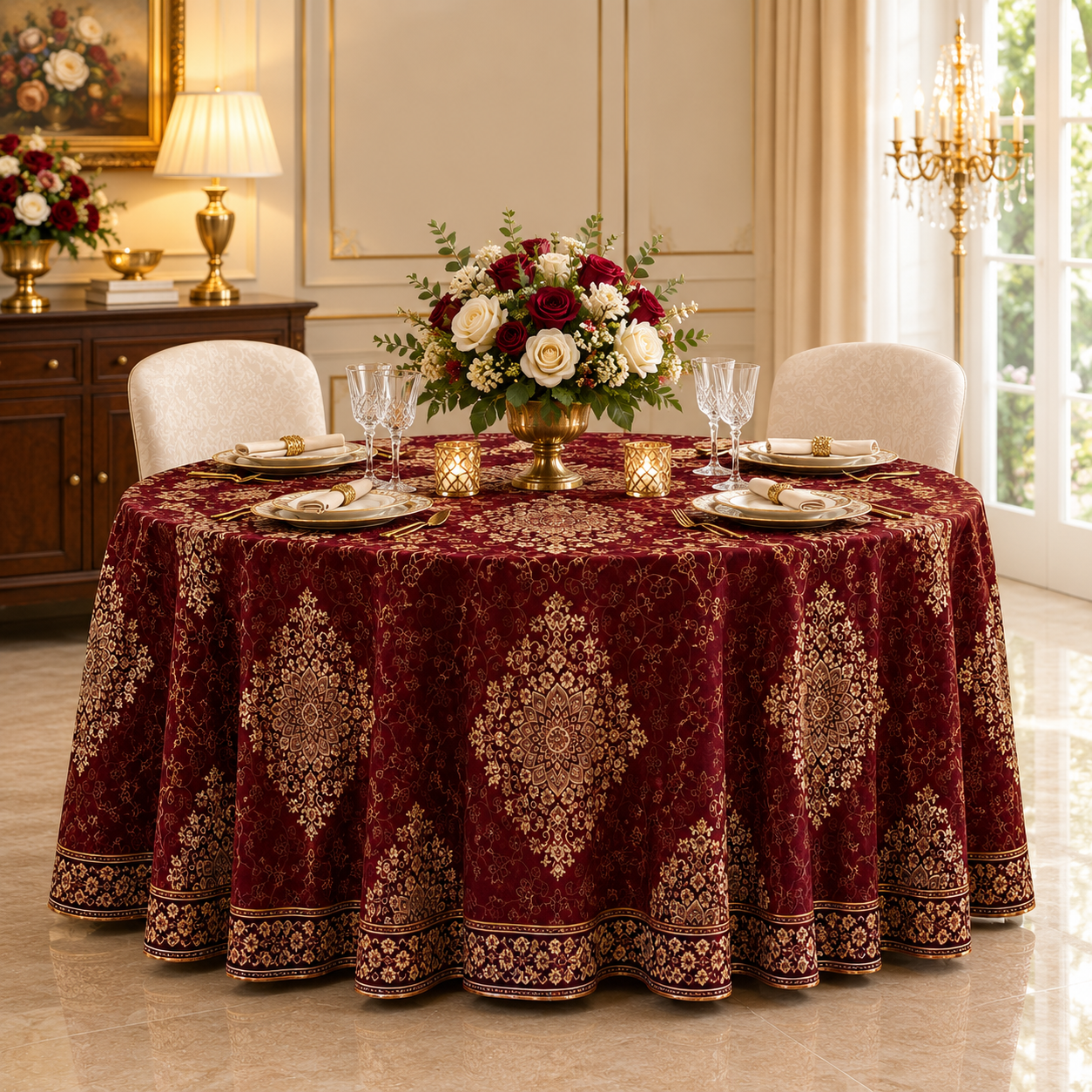 Round Table Cover
