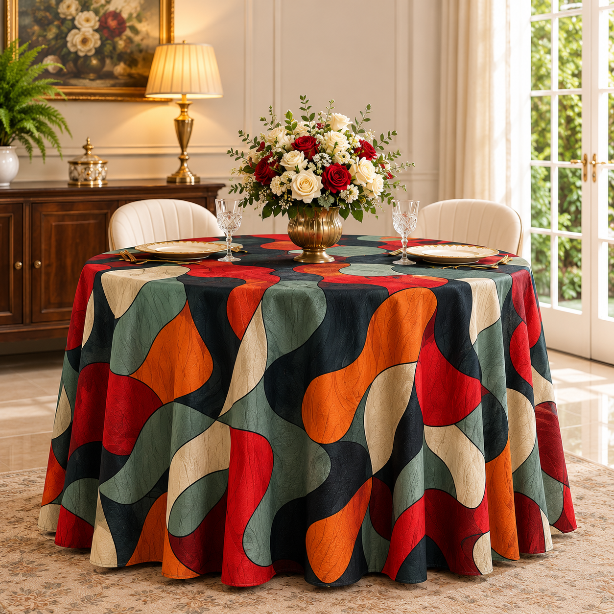 Round Table Cover