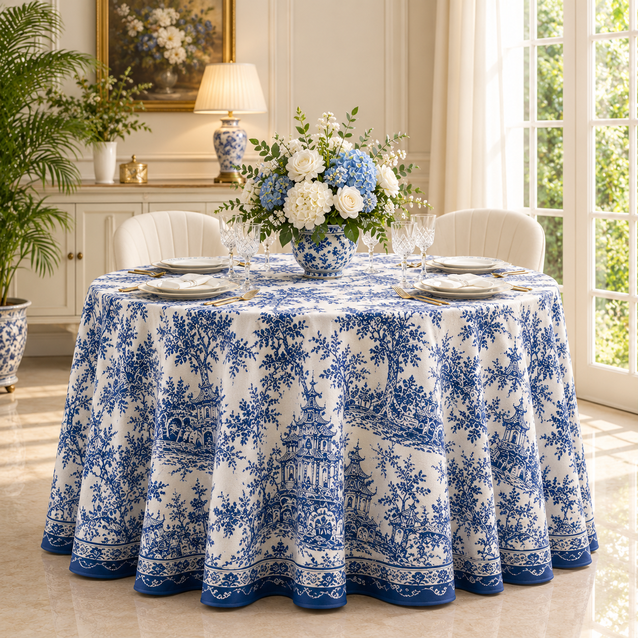 Round Table Cover