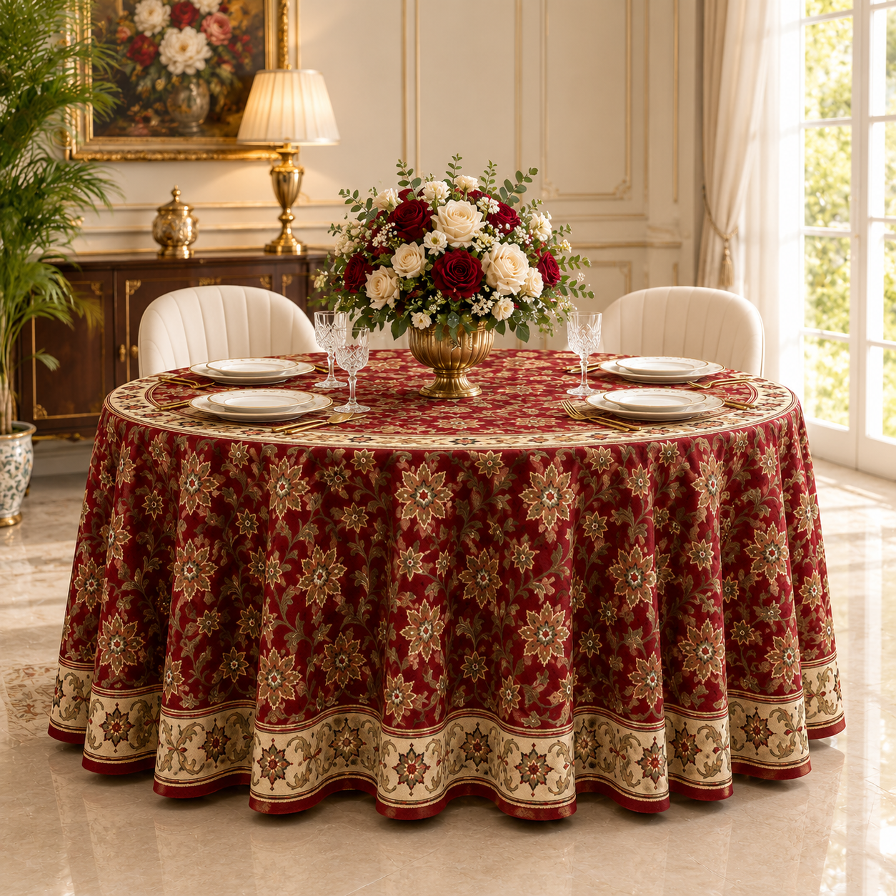 Round Table Cover