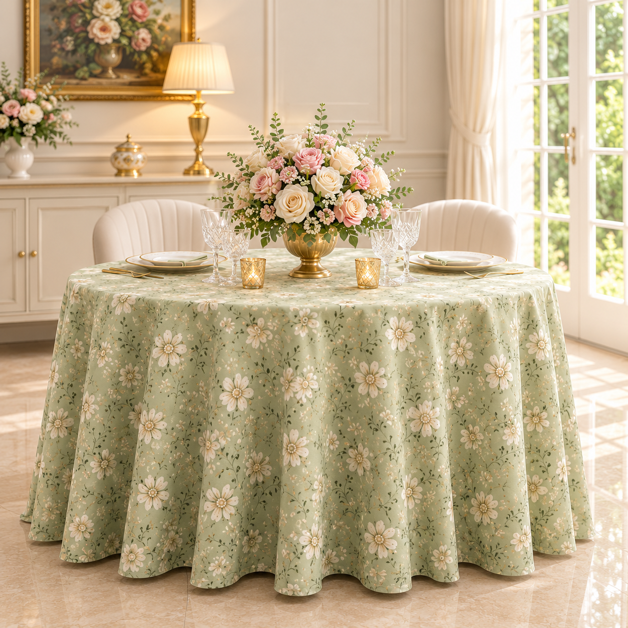 Round Table Cover