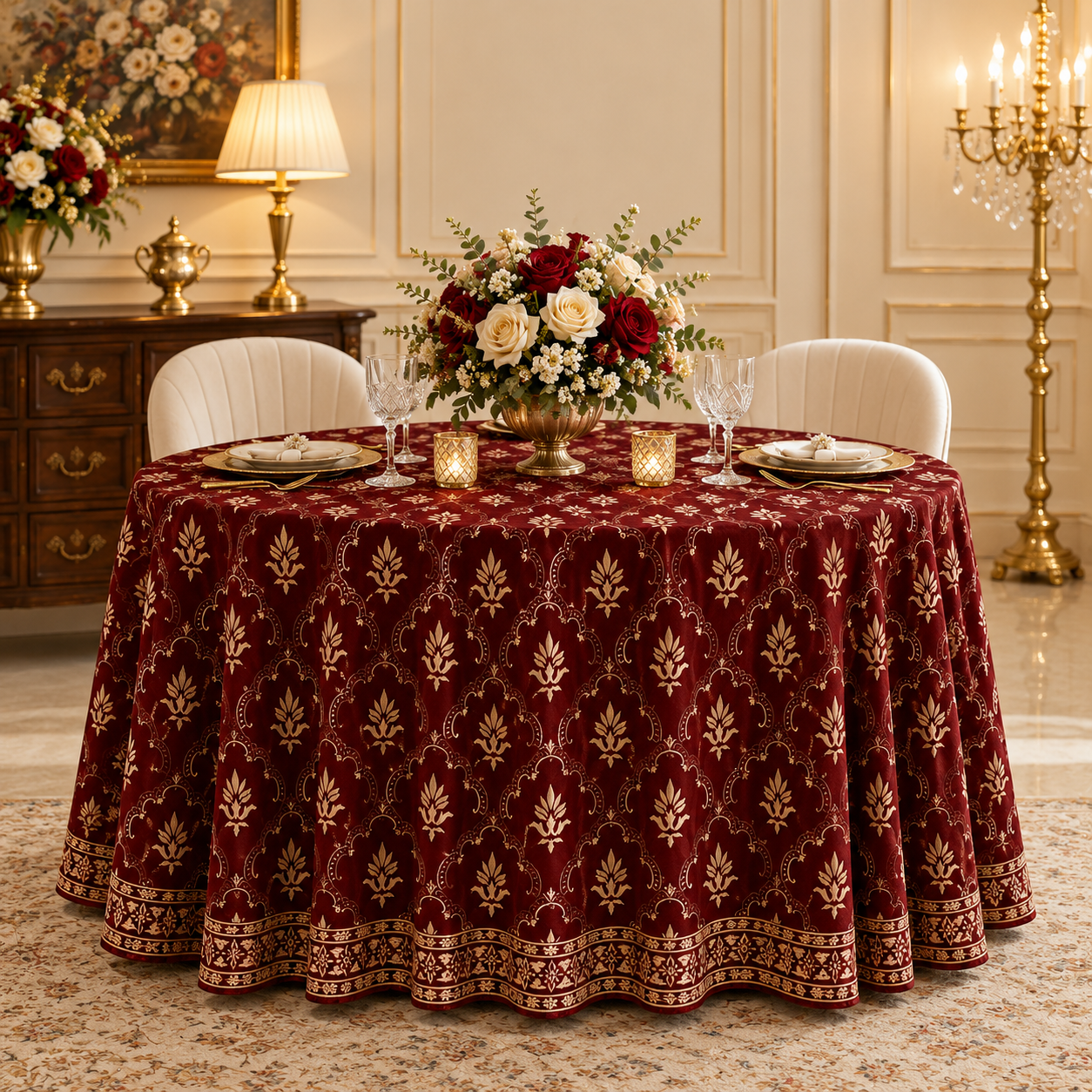 Round Table Cover