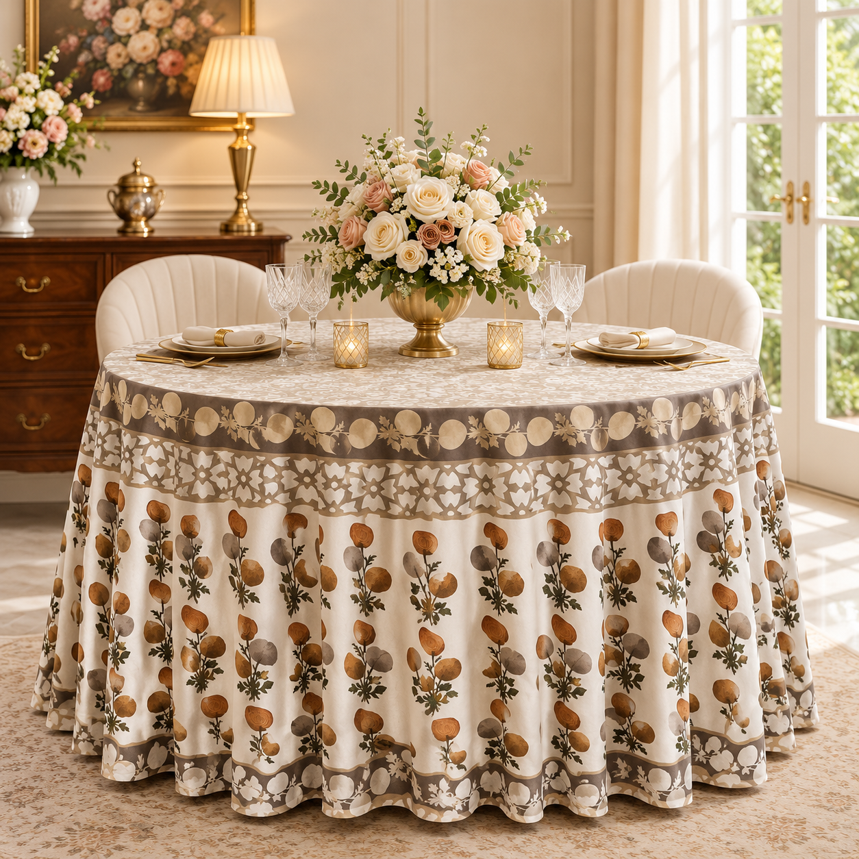 Round Table Cover