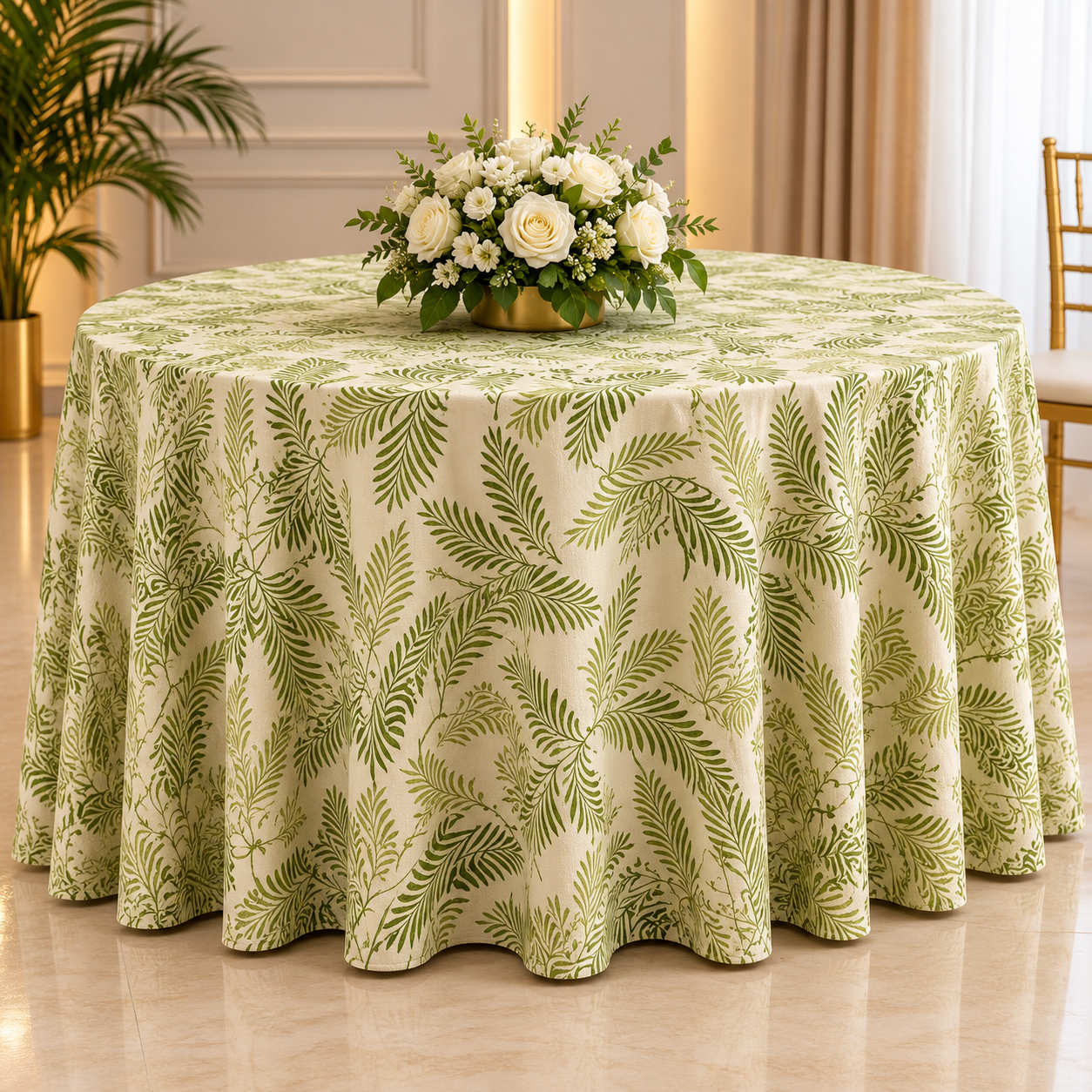 Elegant Botanical Banquet Table Display