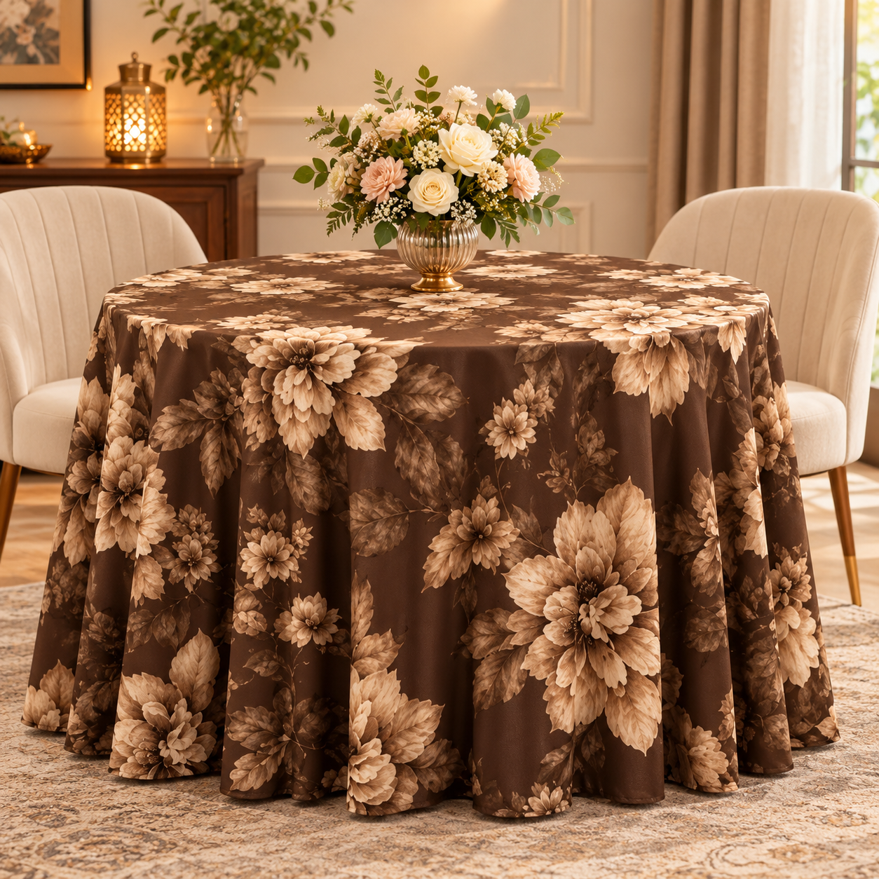 Elegant Floral Table Setting