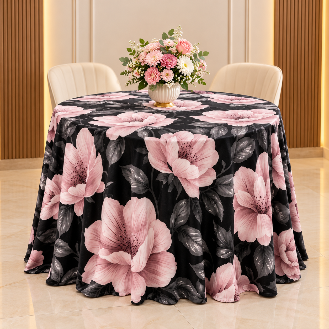 Elegant Floral Table Setting