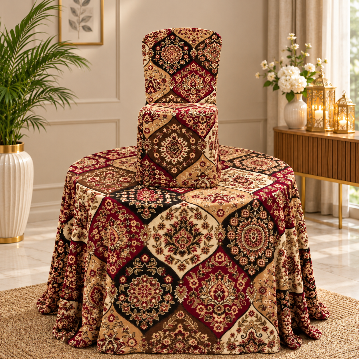 Elegant Medallion Table Ensemble