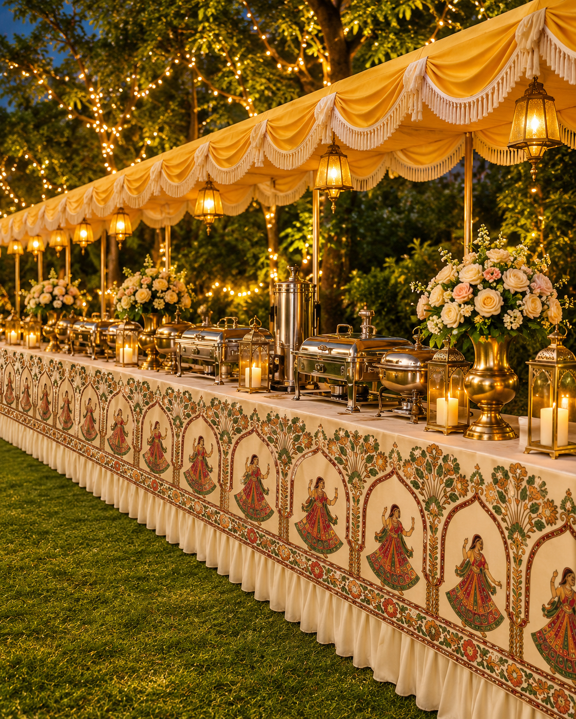 Golden Garden Wedding Buffet