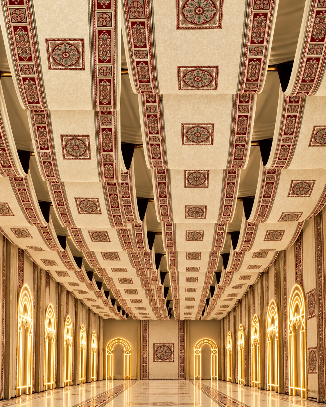 Opulent Symmetrical Ceremonial Hall