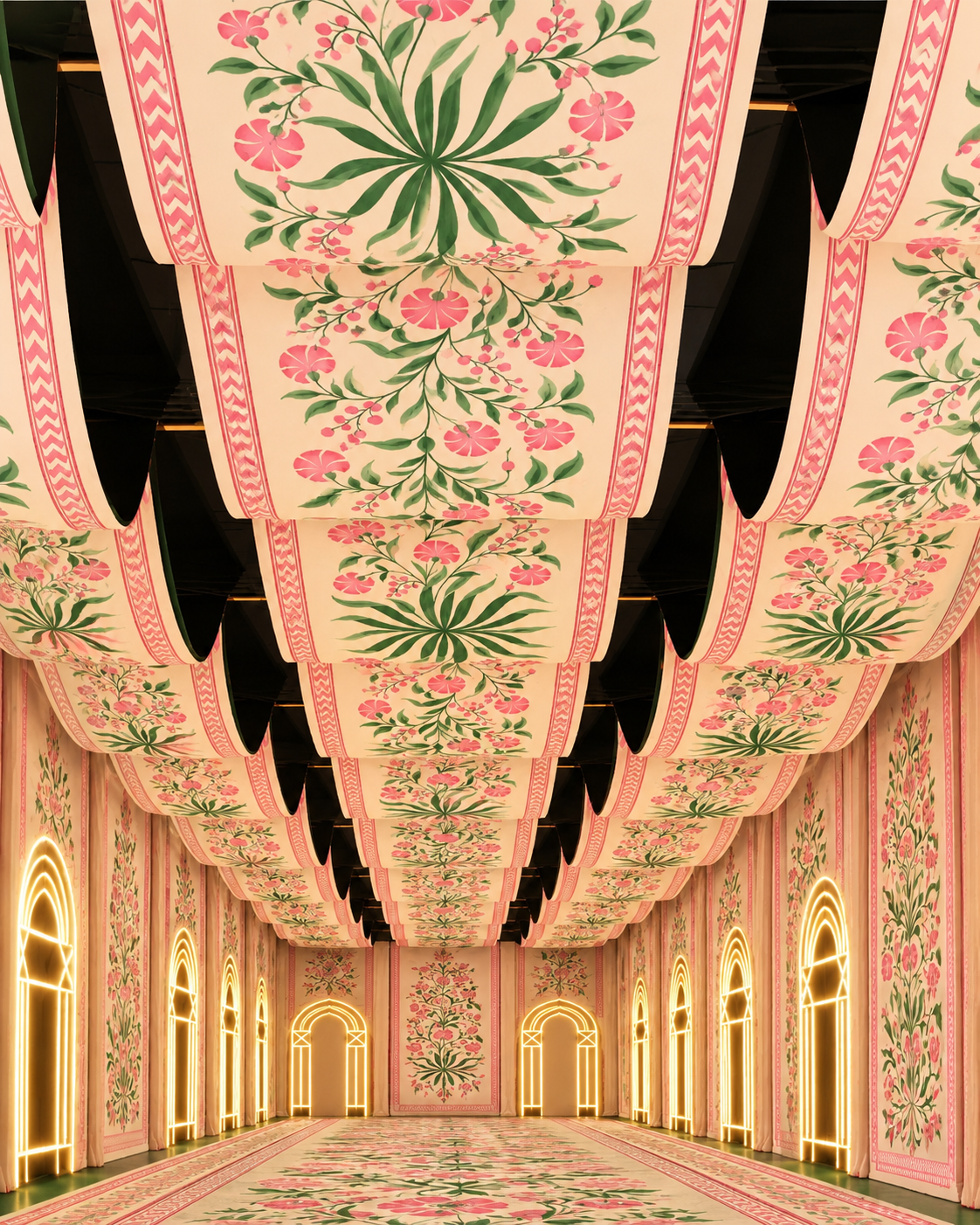Ornate Floral Palace Hall