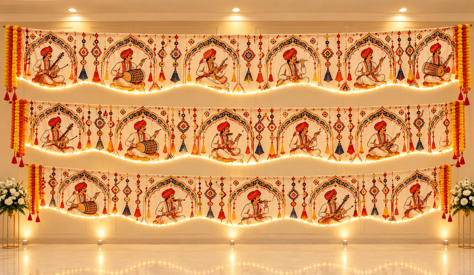 Rajasthani Folk Curtain Display