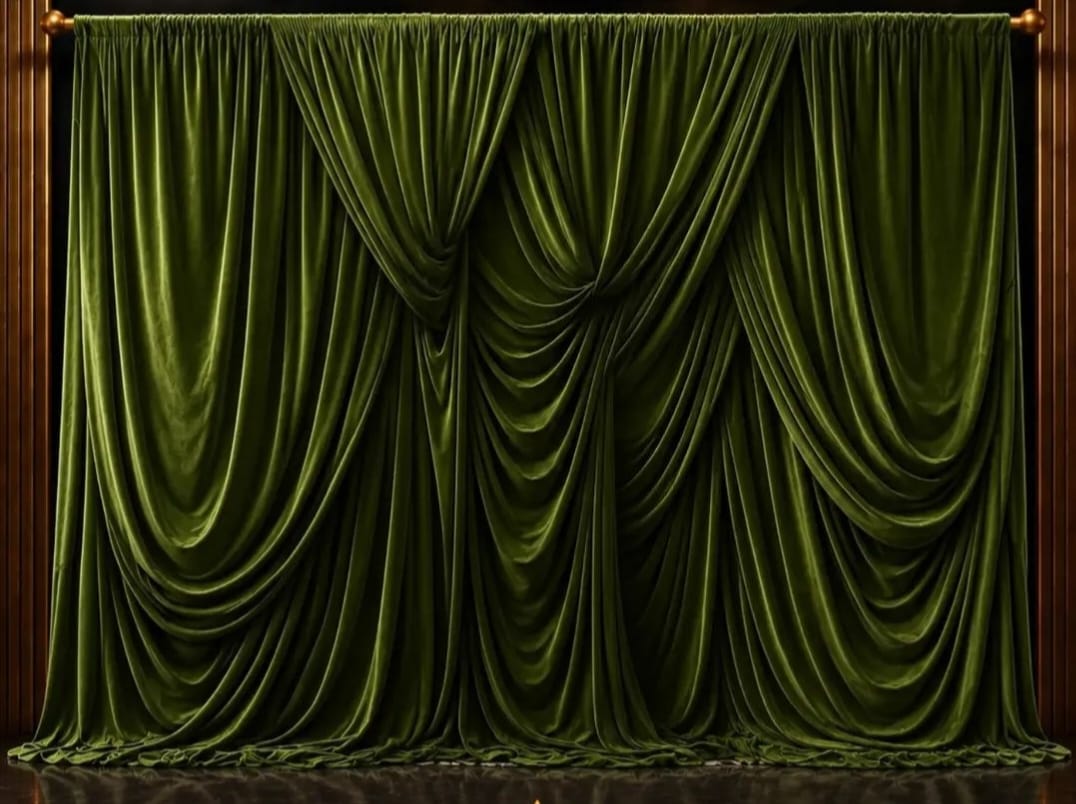 Green Lycra Velvet
